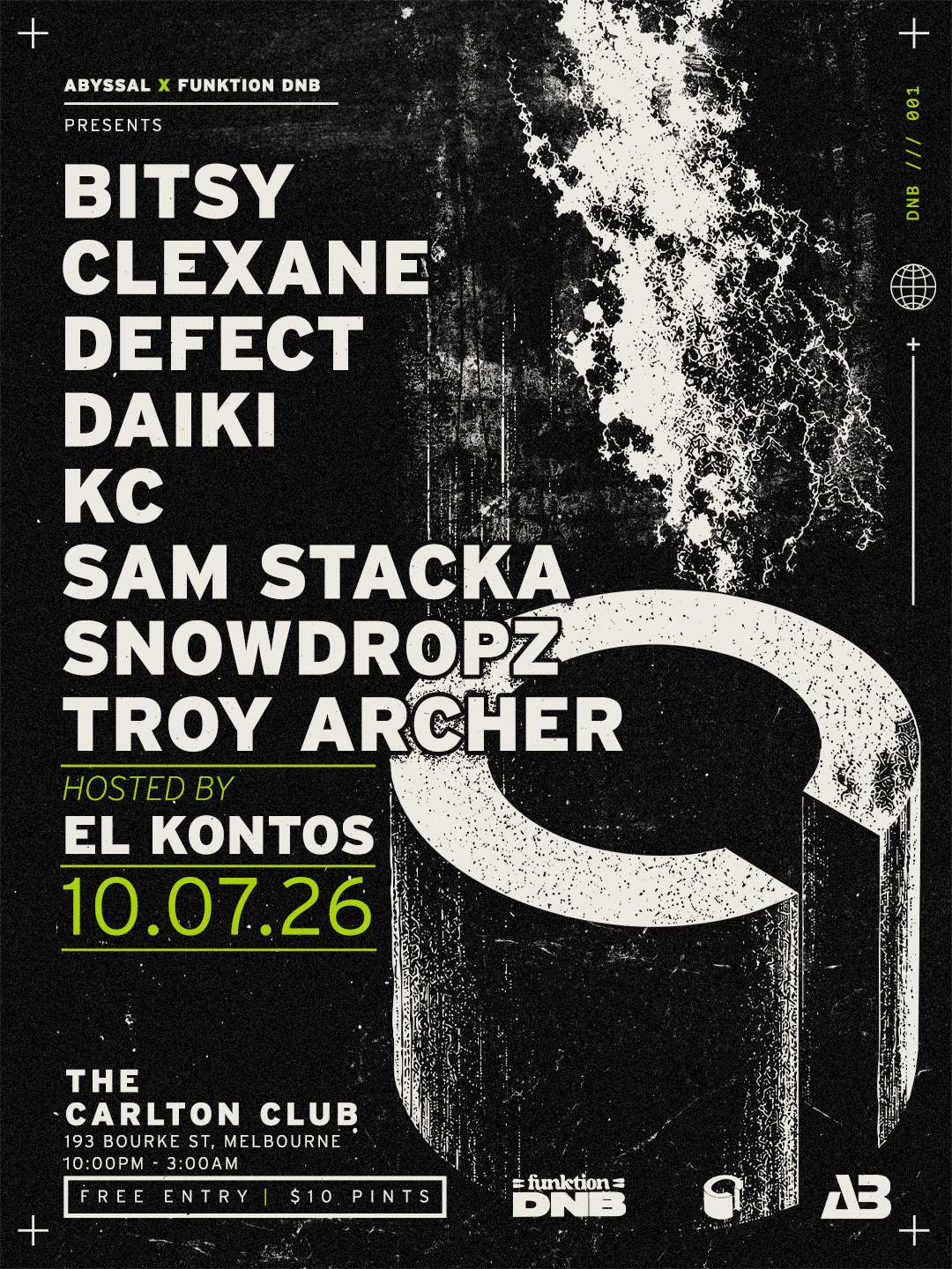 Abyssal X Funktion DnB at Carlton Club