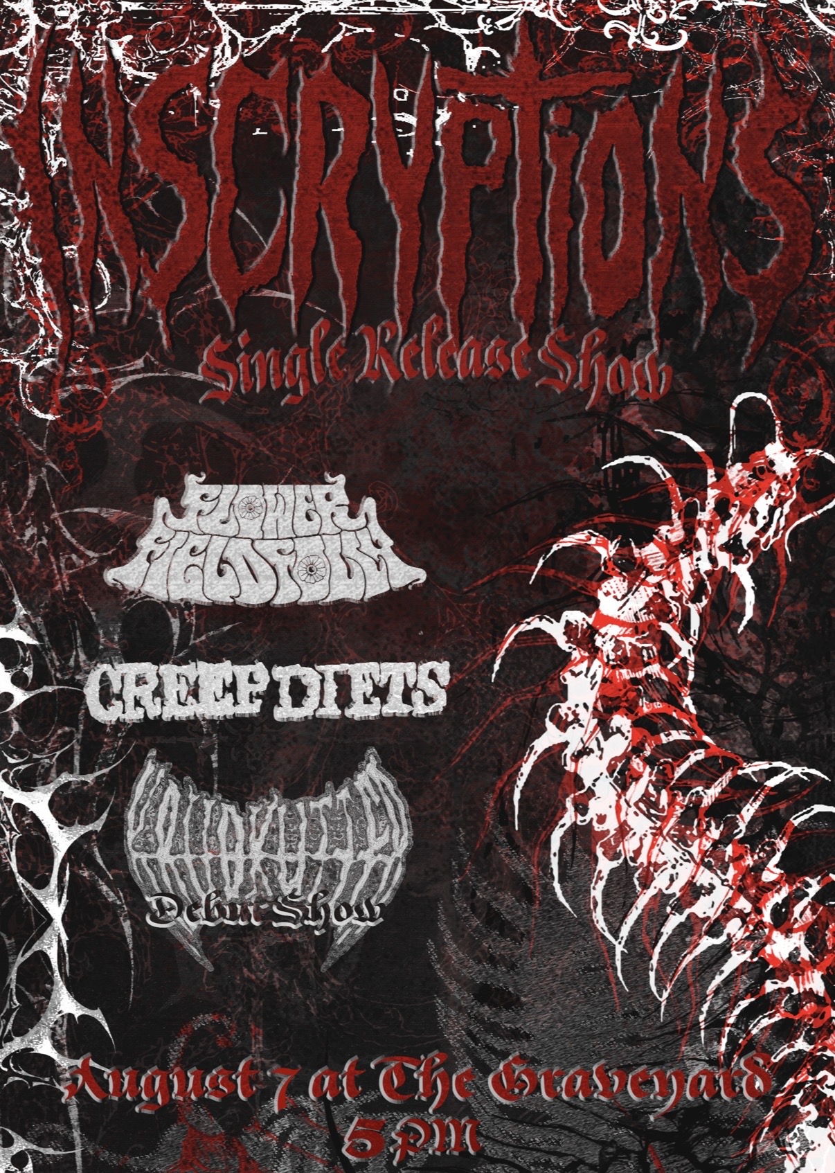 INSCRYPTIONS “CRYSTAL CARPET” SUNGLE LAUNCH SHOW at The Graveyard Bar
