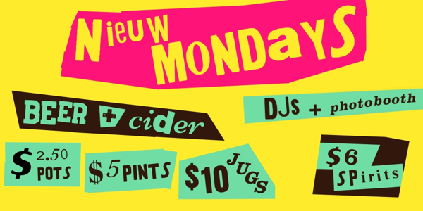 NIEUW MONDAYS at The Workers Club
