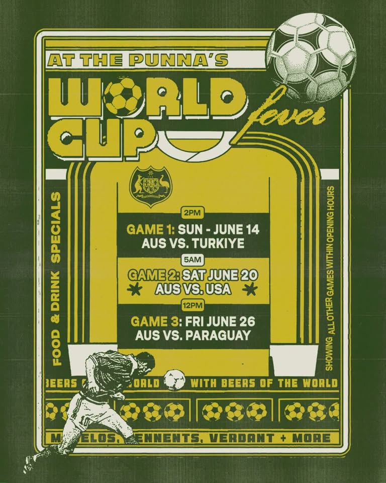 WORLD CUP MARATHON | GAME 2 AUS V USA at Punters Club