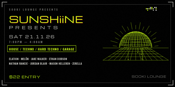 SUNSHiiNE at Sooki Lounge
