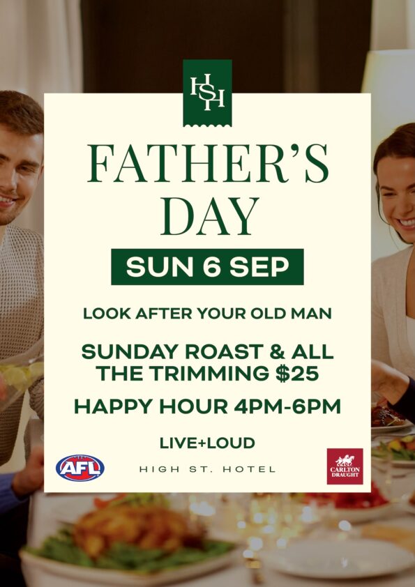 Father’s Day at HSH at High St Hotel