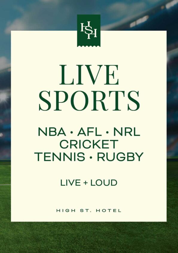 Live Sports at High St Hotel