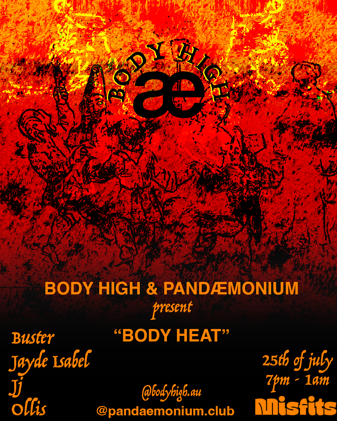 BODY HEAT at Misfits