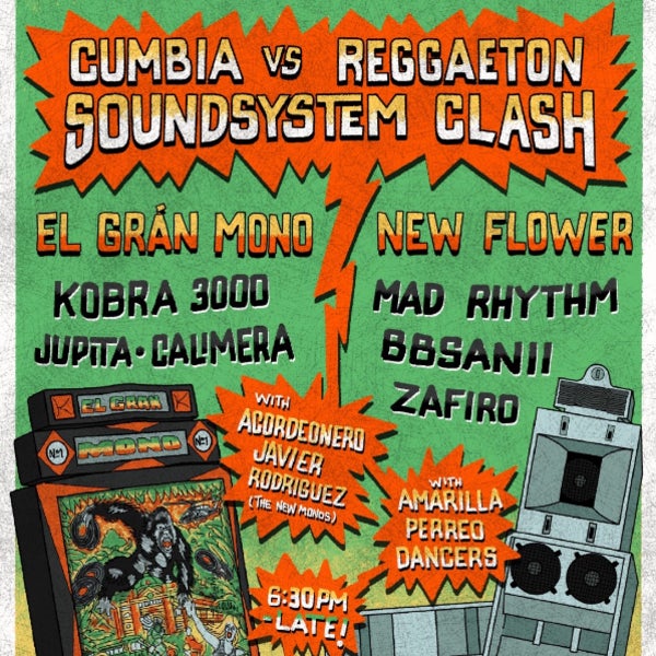CUMBIA VS REGGAETON SOUND SYSTEM CLASH at Howler