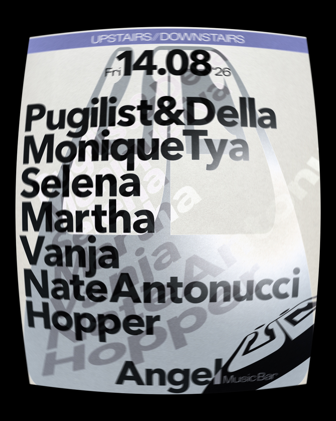 U//D Full Venue Takeover at Angel Music Bar