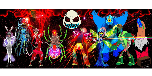 Phantom Panda Power Wizard Master Smasher: Mostly Ferocious – Vinyl release at Bergy Bandroom