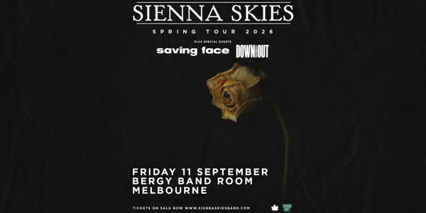 Sienna Skies "Australian Spring Tour" at Bergy Bandroom