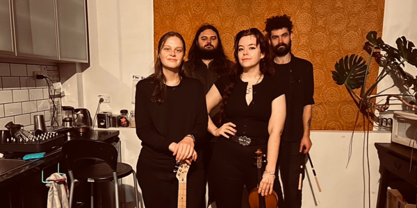 One very cool Saturday arvo, with Saskia Robin, Kramas, and Izzy Skinner! at Bergy Bandroom