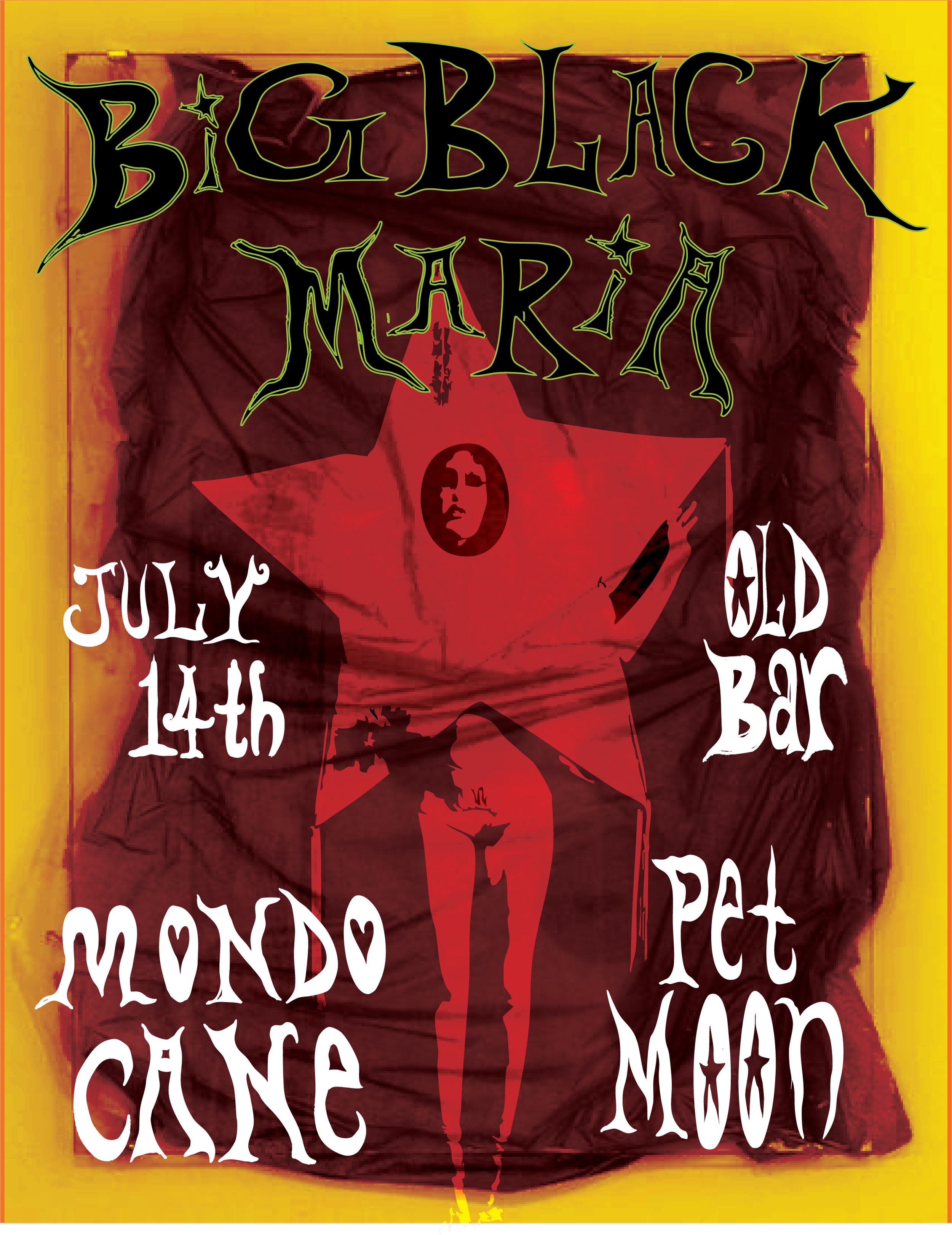 BIG BLACK MARIA - residency + MONDO CANE + PET MOON at The Old Bar