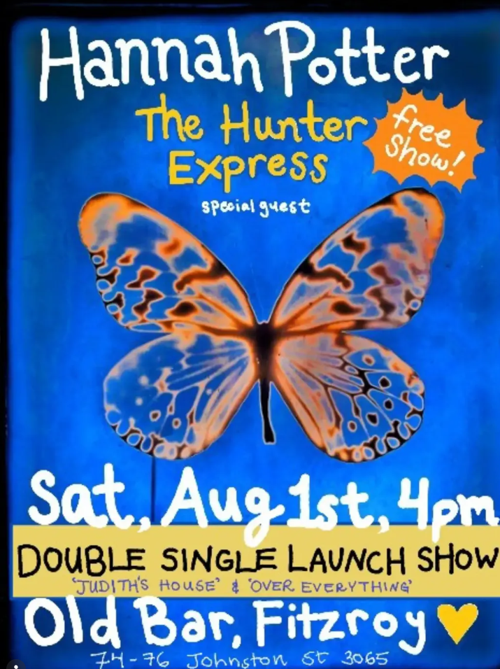 FREE ENTRY ARVO SHOW w/ HANNAH POTTER + THE HUNTER EXPRESS at The Old Bar
