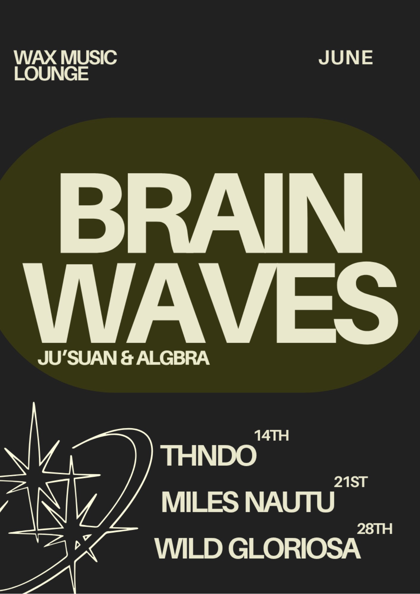 BRAINWAVES featuring MILES NAUTU at Wax Music Lounge