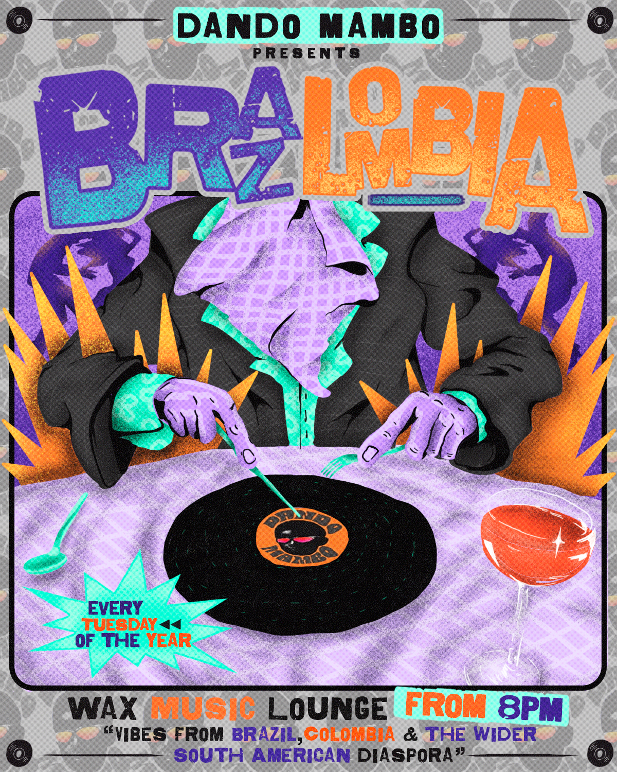BRAZLOMBIA at Wax Music Lounge