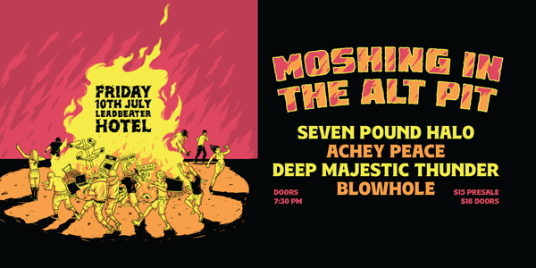 Moshing In The Alt Pit at The Leadbeater Hotel