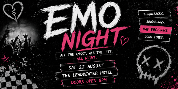 2000s EMO NIGHT at The Leadbeater Hotel
