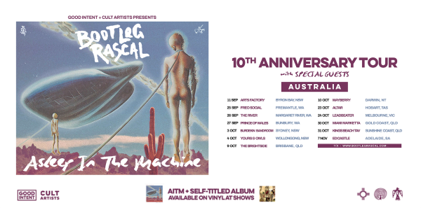 Bootleg Rascal - ‘Asleep In The Machine’ 10th Anniversary Tour at The Leadbeater Hotel