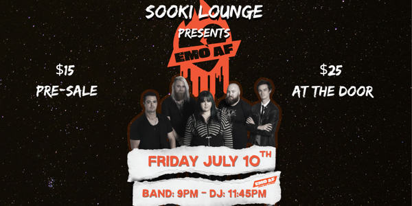 EMO AF - STILL NOT A PHASE ! at The Flying Saucer Club