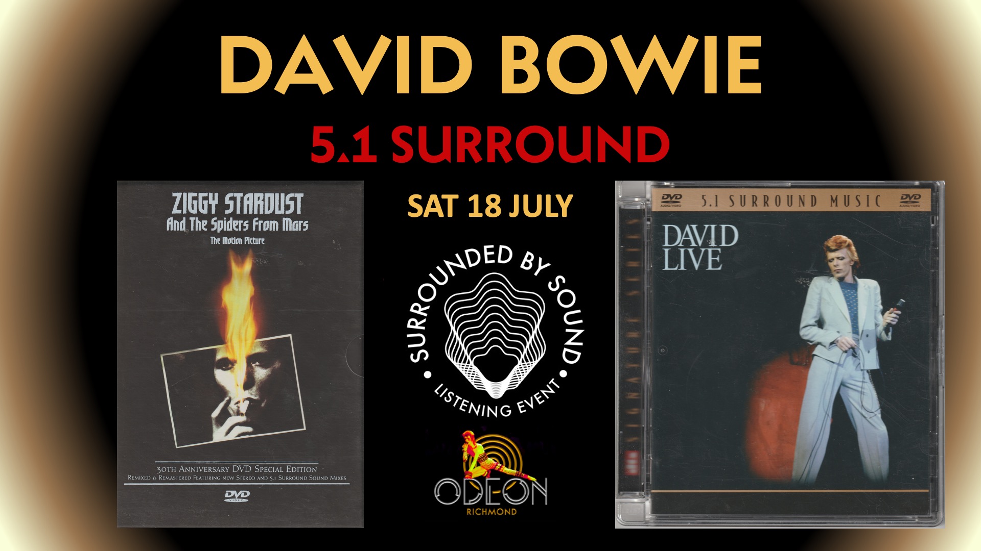 Surrounded By Sound - David Bowie in 5.1 Surround Sound at Odeon Richmond