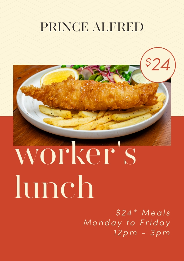Worker’s Lunch at Prince Alfred Richmond