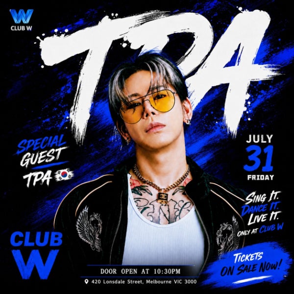 Club W Presents: DJ TPA Live in Melbourne | 2026 Australia Tour at Club W