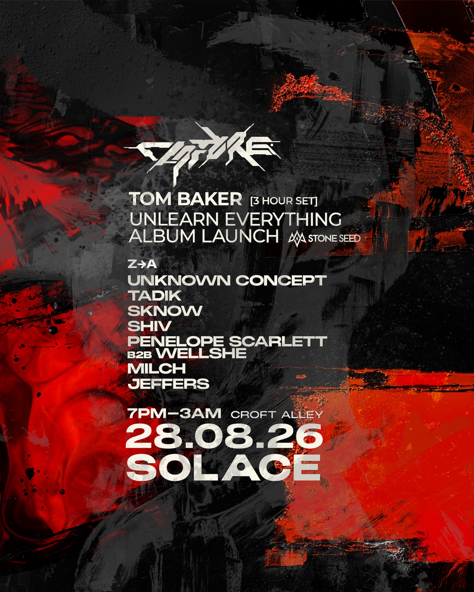 Tom Baker [3 Hour Set] Unlearn Everything Album Launch » presented by Capture at Solace