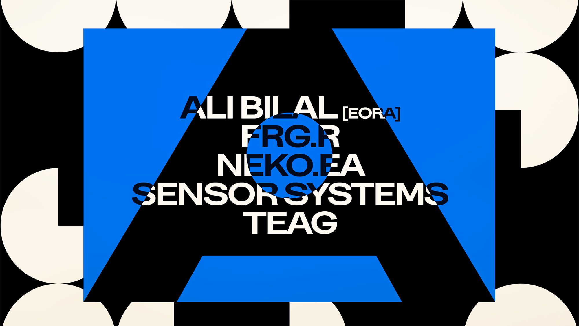 Solace Invites Ali Bilal [Sydney/Eora], Sensor Systems, neko.ea, frg.R, & TEAG at Solace