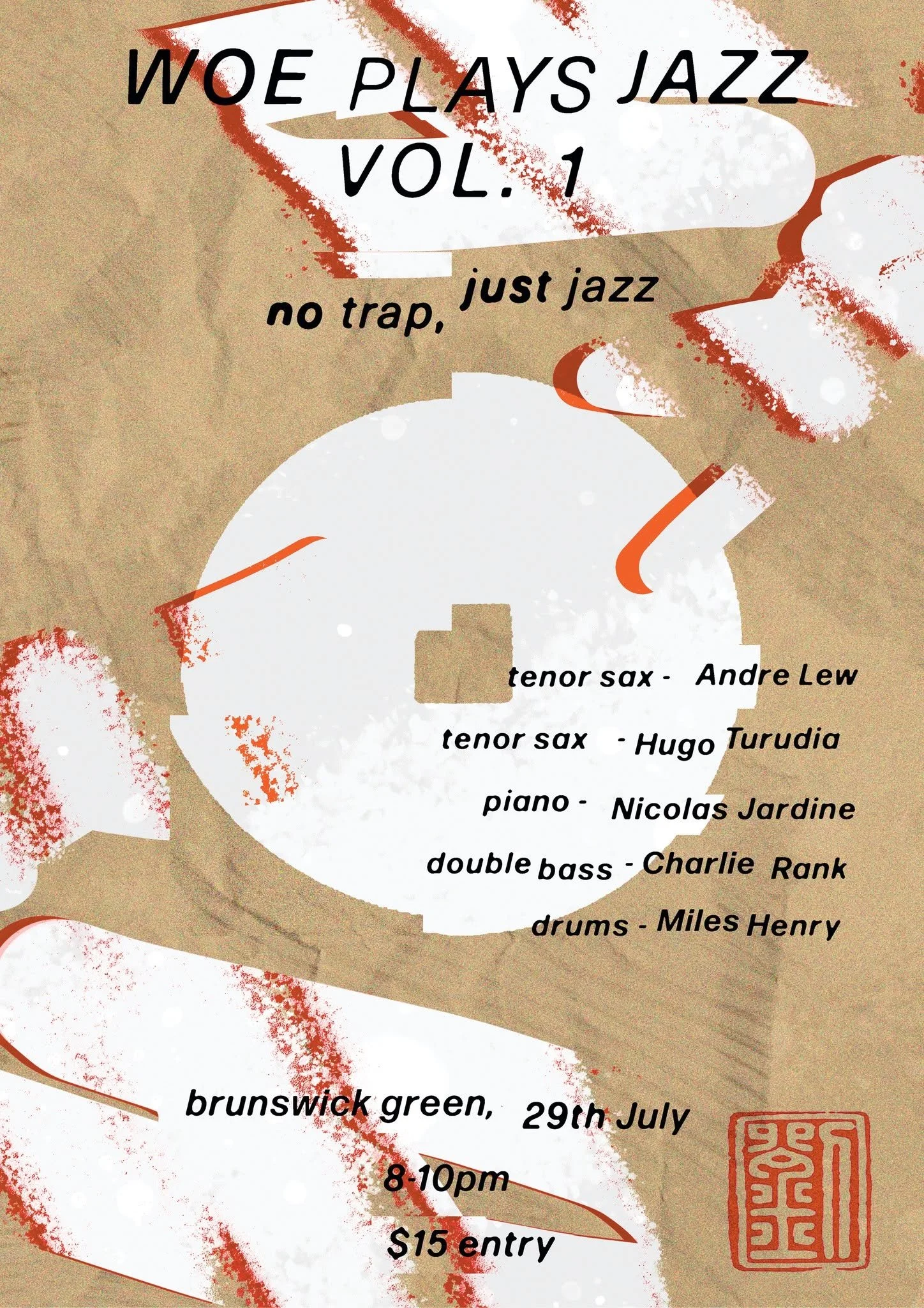 WOE PLAYS JAZZ Vol 1 (feat Hugo Turudia) at The Brunswick Green