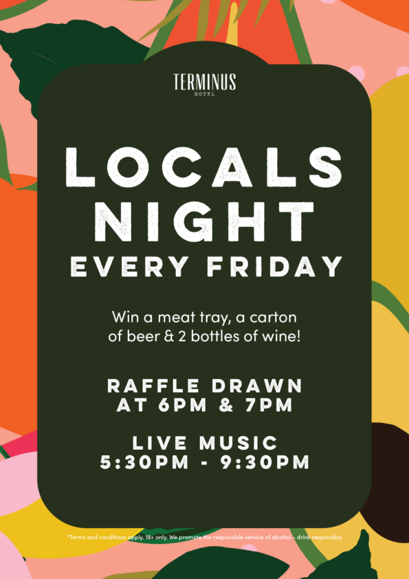 Locals Night Fridays at Terminus Hotel