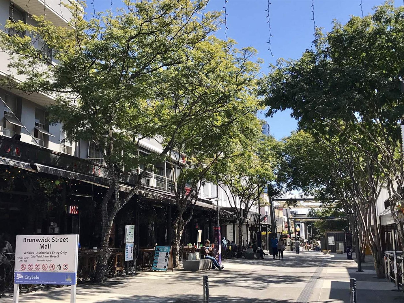 Brunswick Street Mall venue