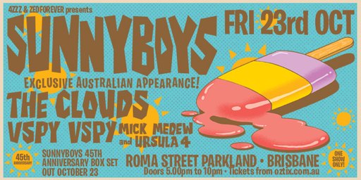 SUNNYBOYS + The Clouds + VSPY VSPY