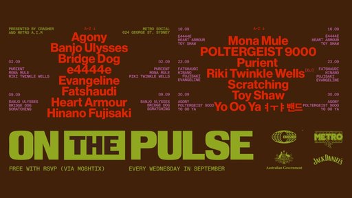 METRO A.I.R X CRASHER: ON THE PULSE | PURIENT, MONA MULE & RIKI TWINKLE WELLS