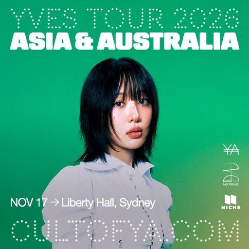 YVES. Australian Tour 2026.