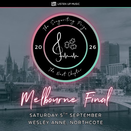 The Songwriting Prize 2026 - Melbourne Final