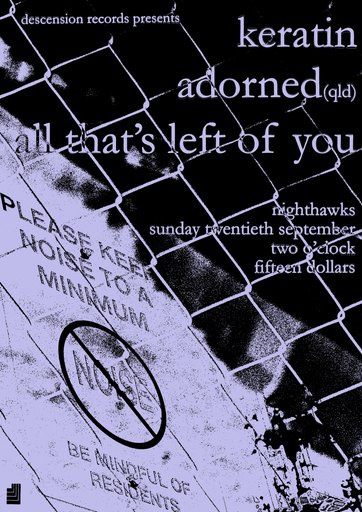 keratin / adorned (qld) / all that's left of you
