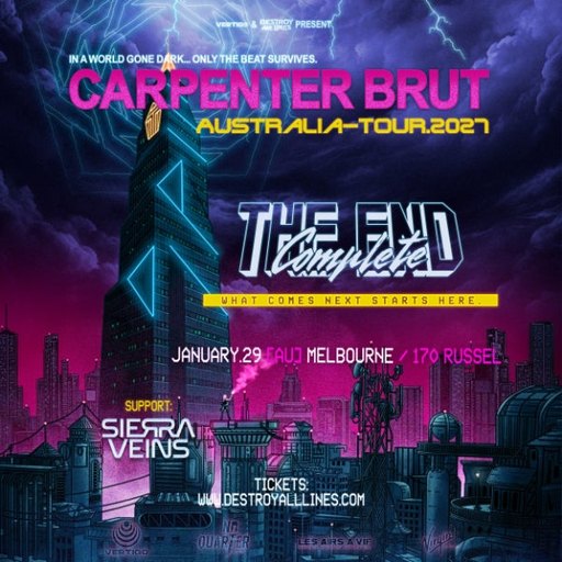 CARPENTER BRUT AUSTRALIA-TOUR.27