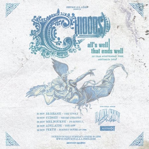 Chiodos ‘All’s Well That Ends Well’ 20 Year Anniversary Tour