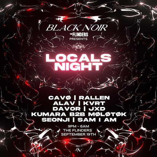 BLACK NOIR presents: LOCALS NIGHT