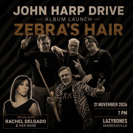 John Harp Drive 'Zebra's Hair' Album Launch + Rachel Delgado