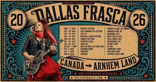 {Melbourne} Dallas Frasca {FREE SHOW}