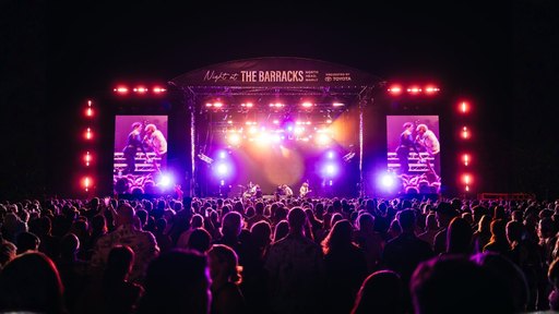 Night at The Barracks - The Temper Trap