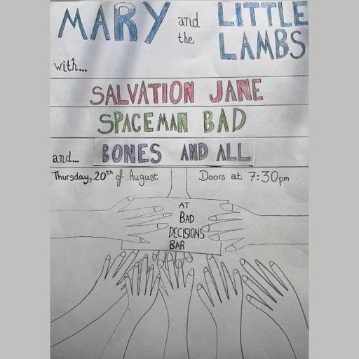 Mary and the Little Lambs are coming to Bad Decisions Bar