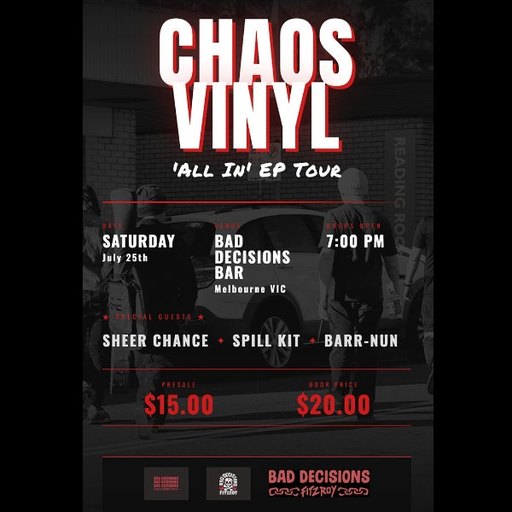 CHAOS VINYL ‘ALL IN’ EP TOUR