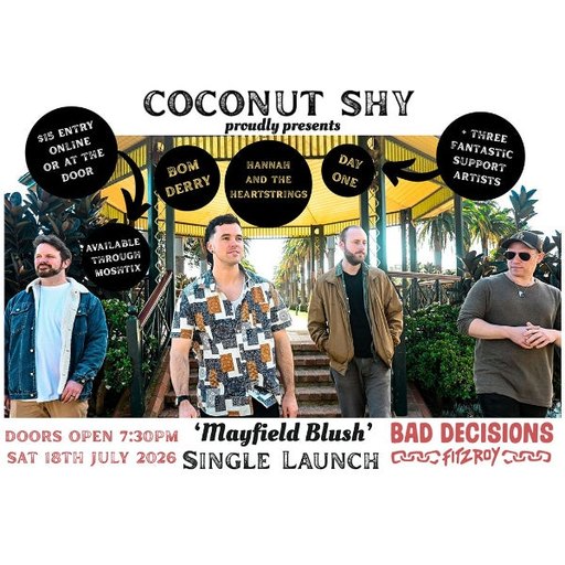 COCONUT SHY - MAYFIELD BLUSH SINGLE LAUNCH