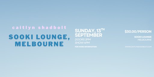 Caitlyn Shadbolt at Sooki Lounge