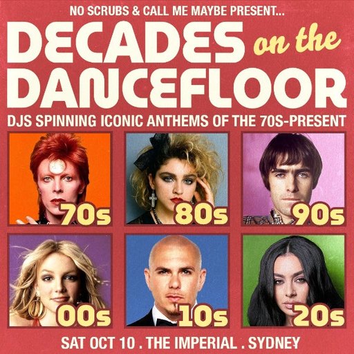 Dance Through The Decades - Sydney
