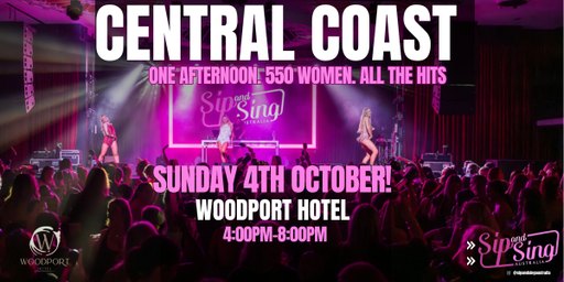SIP & SING AUSTRALIA X WOODPORT HOTEL