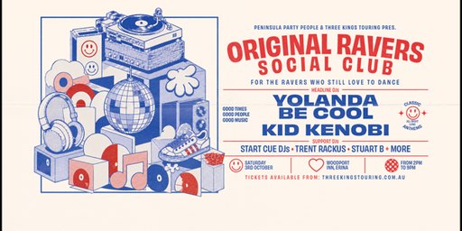 Original Ravers Social Club – October Long Weekend Party