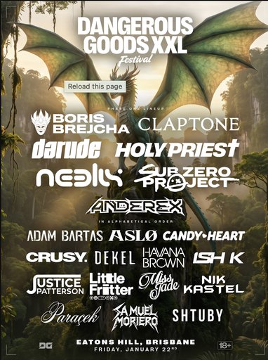 Dangerous Goods XXL Festival - Brisbane 2027