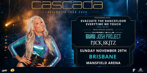 Cascada – 2026 Australian Headline Tour