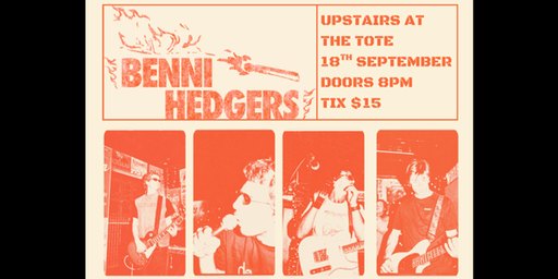 BENNI HEDGERS LIVE AT THE TOTE